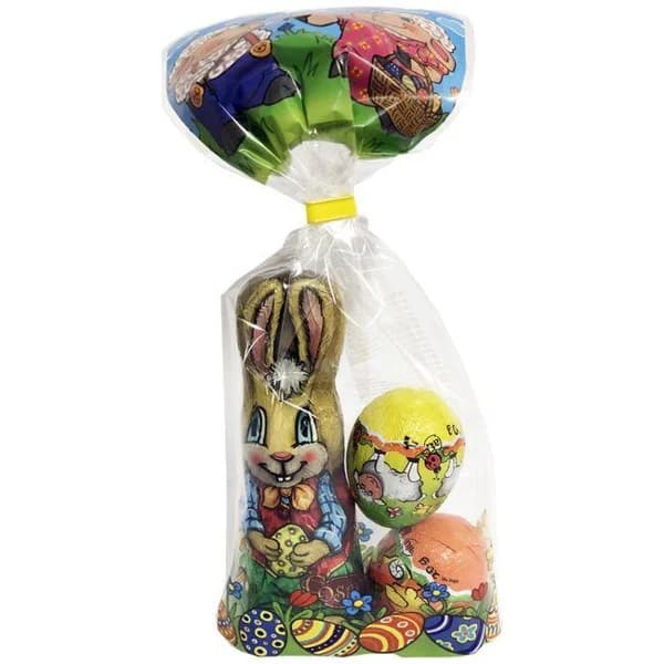 Conejo y huevos de Pascua COSMO, bolsa 100 g - 1 ud - Imagen del producto en Findit