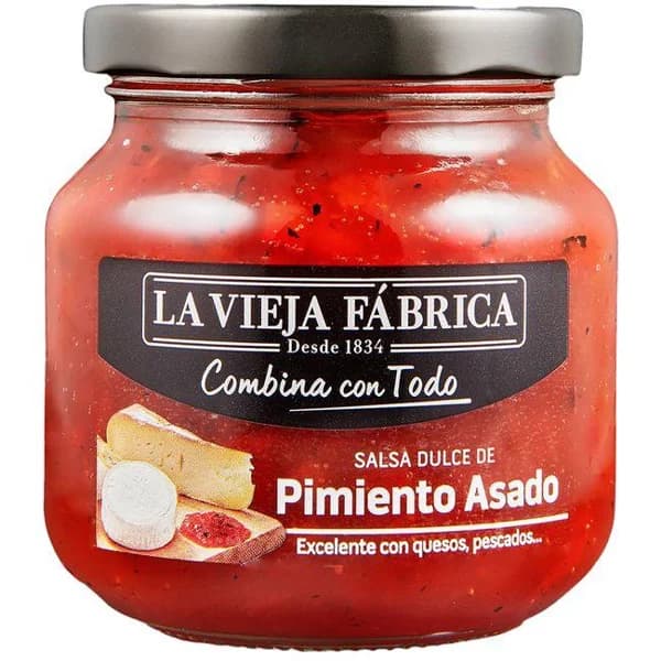 Salsa dulce pimiento asadoLA VIEJA FABRICA, frasco 280 g - 0.28 kg - Imagen del producto en Findit