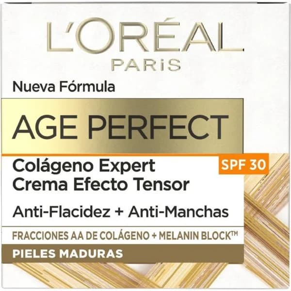 Crema de día efecto tensor SPF30 L'ORÉAL A. PERFECT, tarro 50 ml - 0.05 l - Imagen del producto en Findit