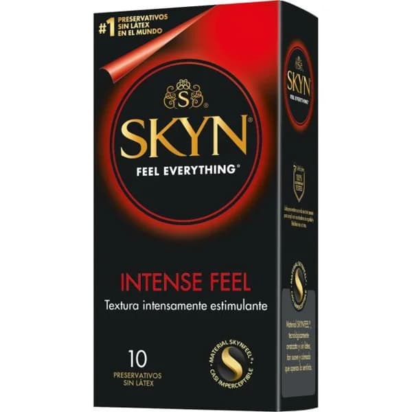Preservativo sin latex texturas intense feel SKYN, caja 10 uds - 10 ud - Imagen del producto en Findit