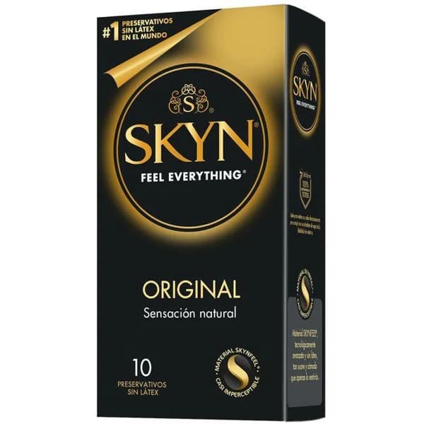 Preservativo sin latex natural original SKYN, caja 10 uds - 10 ud - Imagen del producto en Findit