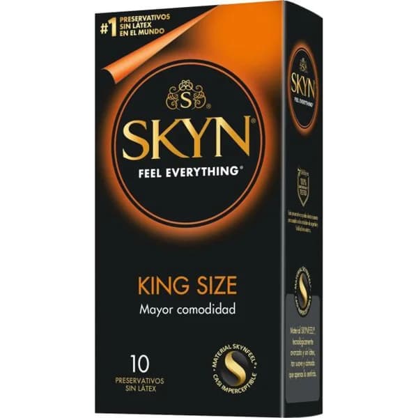 Preservativo sin latex natural extra large SKYN, caja 10 uds - 10 ud - Imagen del producto en Findit