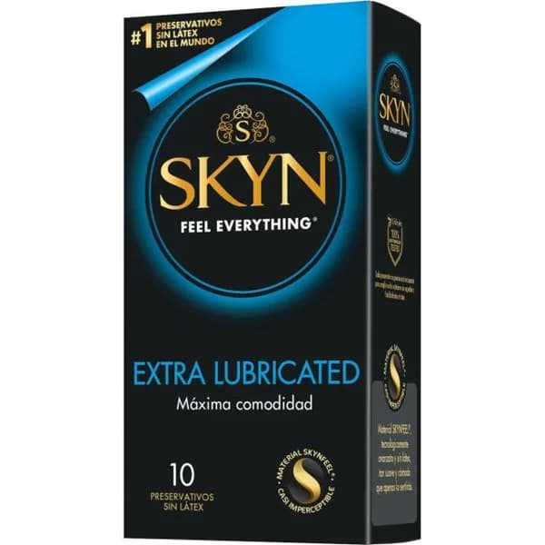 Preservativo sin latex extra lubricado SKYN, caja 10 uds - 10 ud - Imagen del producto en Findit