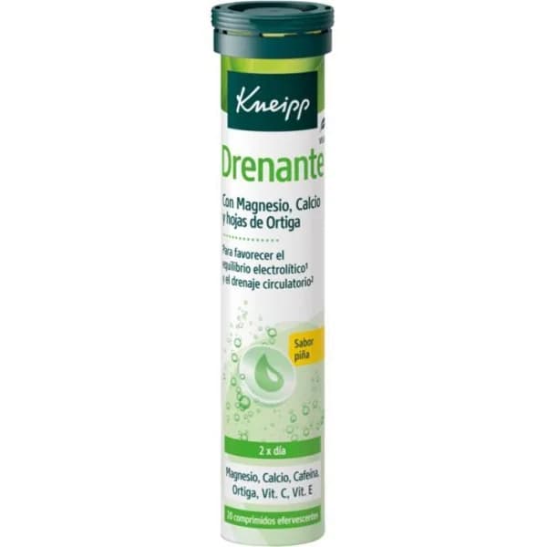 Comprimidos efervescentes Drenante KNEIPP, tubo 20 uds - 20 ud - Imagen del producto en Findit