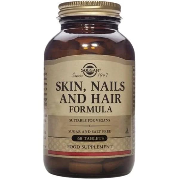 Vitaminas para pelo, piel y uñas SOLGAR, bote 60 uds - 60 ud - Imagen del producto en Findit