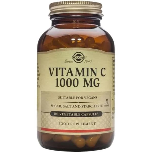 Vitamina C 1000 mg SOLGAR, bote 100 uds - 100 ud - Imagen del producto en Findit