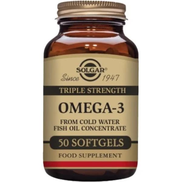 Omega-3 EPA & DHA triple fuerza SOLGAR, bote 50 uds - 50 ud - Imagen del producto en Findit
