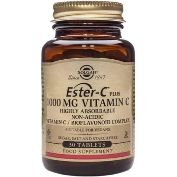 Ester-C Plus 1000 mg SOLGAR, bote 30 uds - 30 ud - Imagen del producto en Findit
