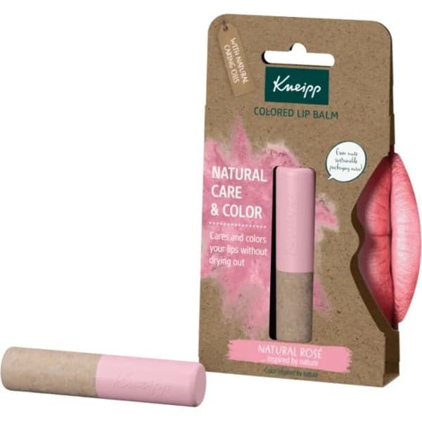 Bálsamo labial con color natural Rosé KNEIPP, stick 3,5 g - 0 kg - Imagen del producto en Findit