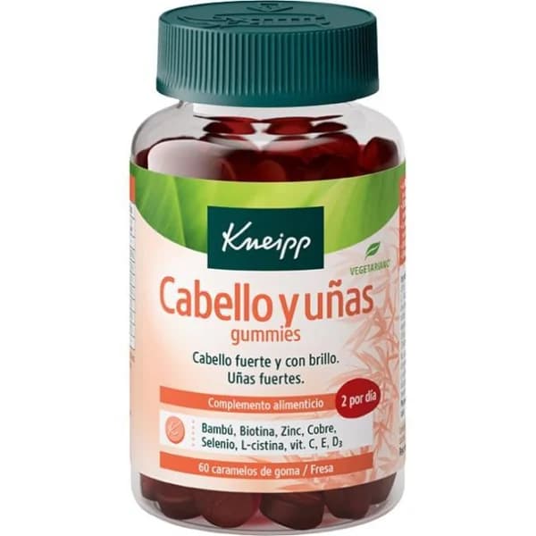 Cabello y uñas gummies KNEIPP, bote 60 uds - 60 ud - Imagen del producto en Findit