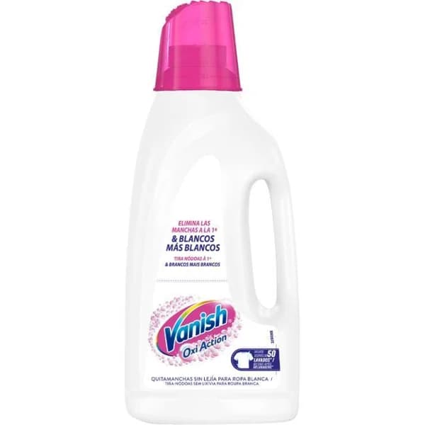 Quitamanchas en gel VANISH ACTIVA OXI WHITE, garrafa 1,8 litros - 1.8 ud - Imagen del producto en Findit