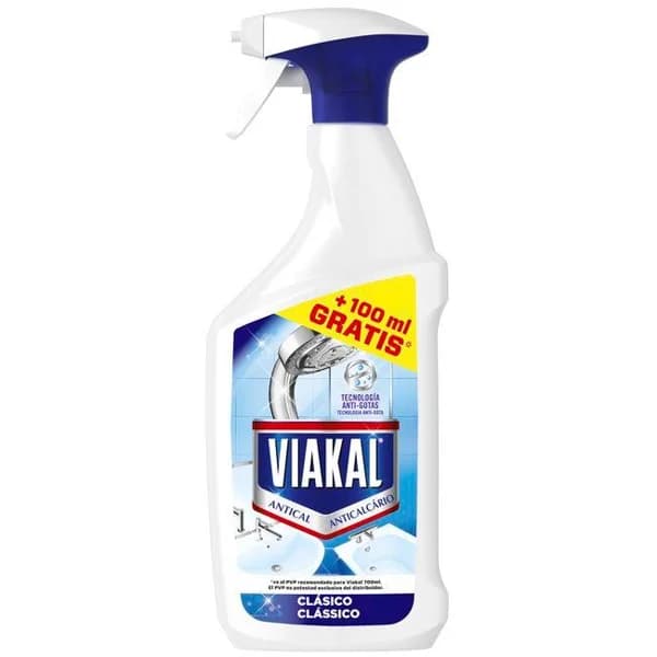 Limpiador en spray para la cal VIAKAL, pistola 700+100 ml - 0.1 l - Imagen del producto en Findit