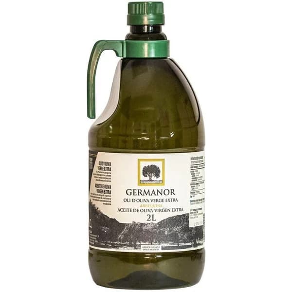 Aceite de oliva virgen extra arbeq. GERMANOR, garrafa 2 litros - 2 l - Imagen del producto en Findit