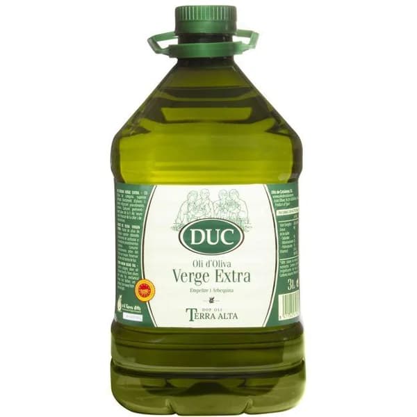 Aceite oliva virg.extra D.O.P. Terra Alta DUC, garrafa 3 litros - 3 l - Imagen del producto en Findit