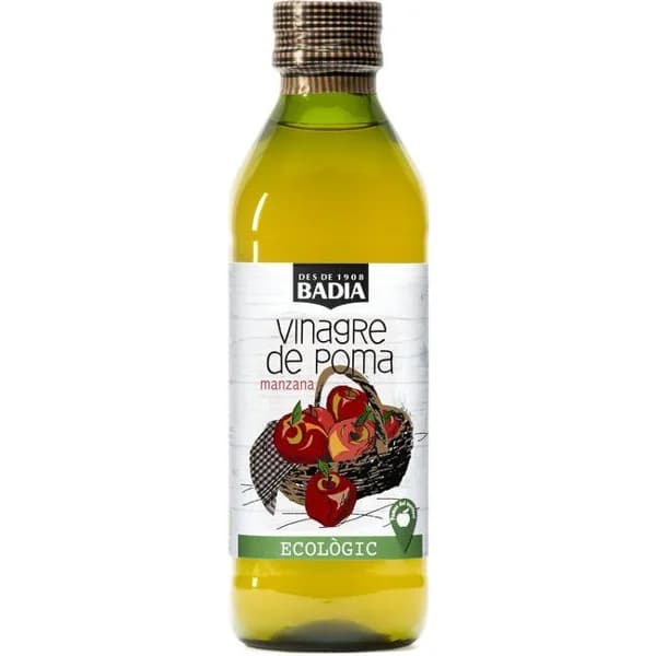 Vinagre ecológico de manzana BADIA, botella 50 cl - 0.5 l - Imagen del producto en Findit