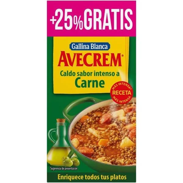 Caldo de carne AVECREM, 8+2 pastillas, caja 100 g - 0.1 kg - Imagen del producto en Findit