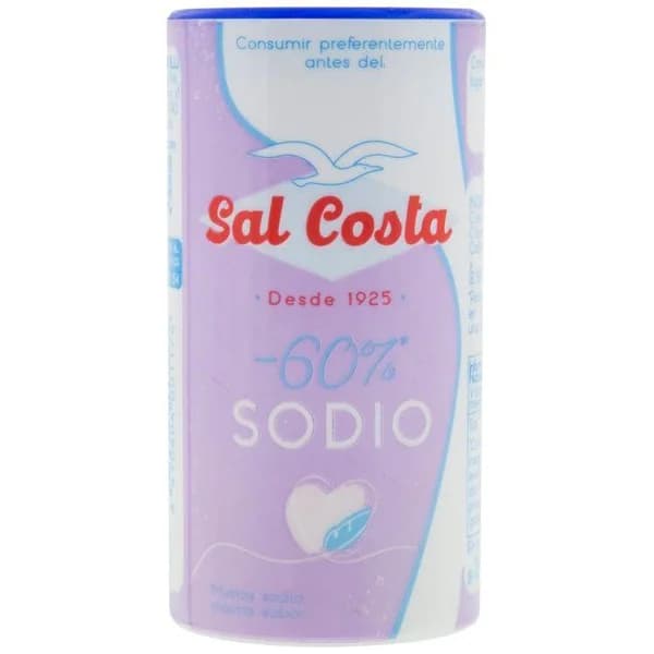 Sal ligera normal COSTA, bote 80 g - 0.08 kg - Imagen del producto en Findit