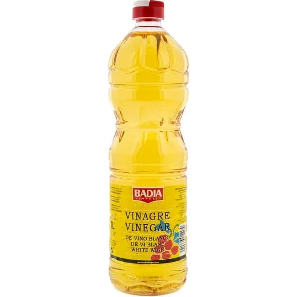 Vinagre de vino blanco BADIA, botella 1 litro - 1 l - Imagen del producto en Findit