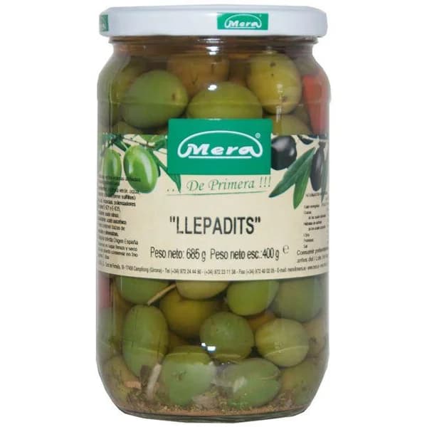Aceituna "chupadedos" MERA, 400 g - 0.4 kg - Imagen del producto en Findit