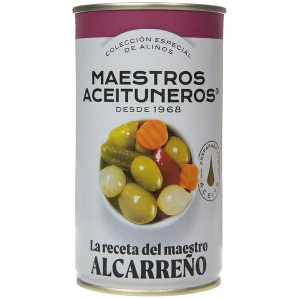 Aceituna maestro alcarreño M.ACEITUNEROS, 180 g - 0.18 kg - Imagen del producto en Findit