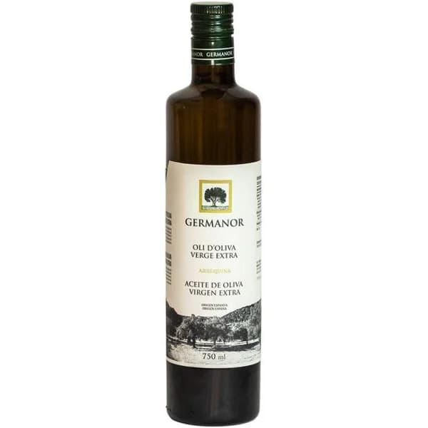Aceite de oliva virgen extra arbequina GERMANOR, botella 75 cl - 0.75 l - Imagen del producto en Findit