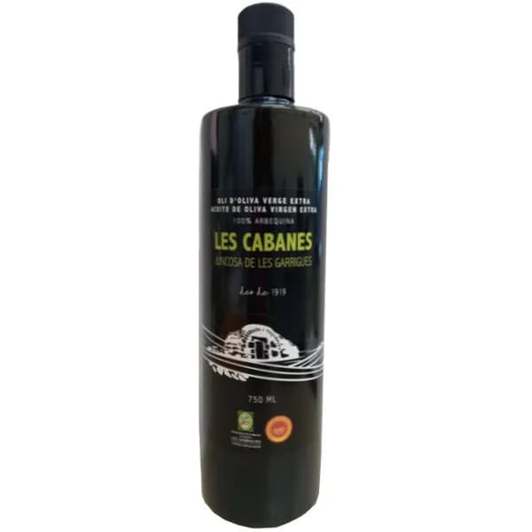 Aceite de oliva v. extra Garrigues LES CABANES, botella 75 cl - 0.75 l - Imagen del producto en Findit