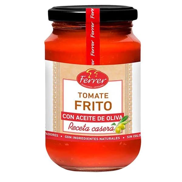 Tomate frito casero artesano FERRER, frasco 350 g - 0.35 kg - Imagen del producto en Findit