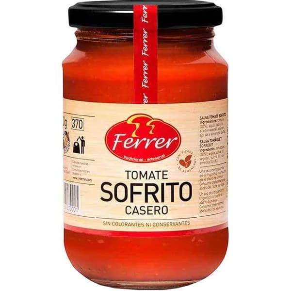 Tomate para sofreir FERRER, frasco 350 g - 0.35 kg - Imagen del producto en Findit