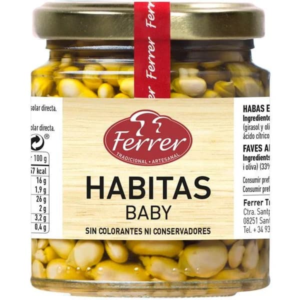 Habitas baby FERRER, frasco 225 g - 0.23 kg - Imagen del producto en Findit