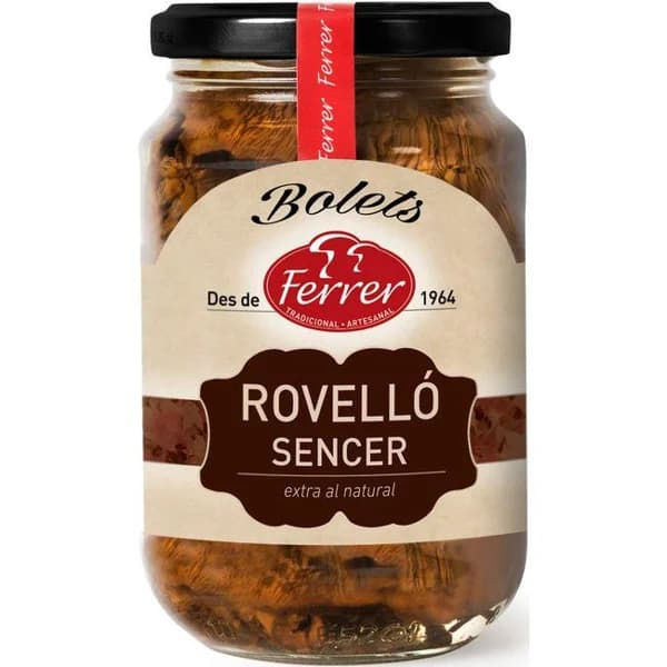 Rovellón primera entero FERRER, tarro 330g - 0.33 kg - Imagen del producto en Findit