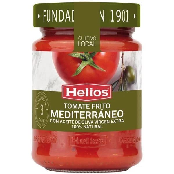 Tomate Mediterráneo oliva HELIOS, frasco 300 g - 0.3 kg - Imagen del producto en Findit