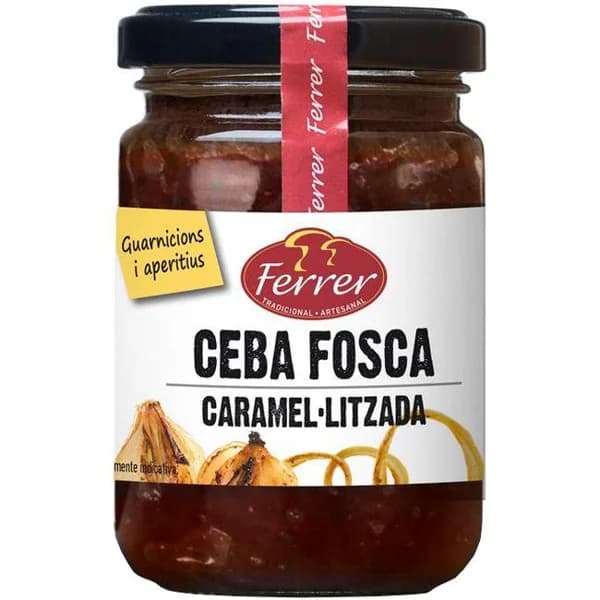 Cebolla oscura caramelizada FERRER, frasco 145 g - 0.14 kg - Imagen del producto en Findit