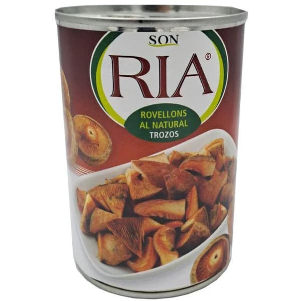 Setas naturales en trozos RIA, frasco 200 g - 0.2 kg - Imagen del producto en Findit