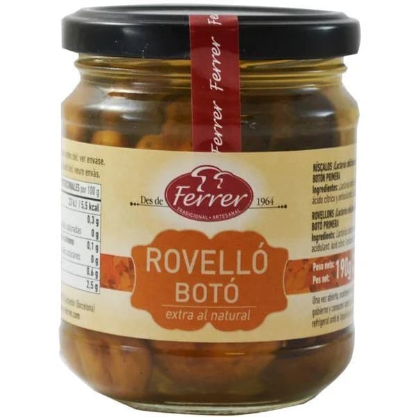 Rovellón botón FERRER, frasco 190 g - 0.19 kg - Imagen del producto en Findit