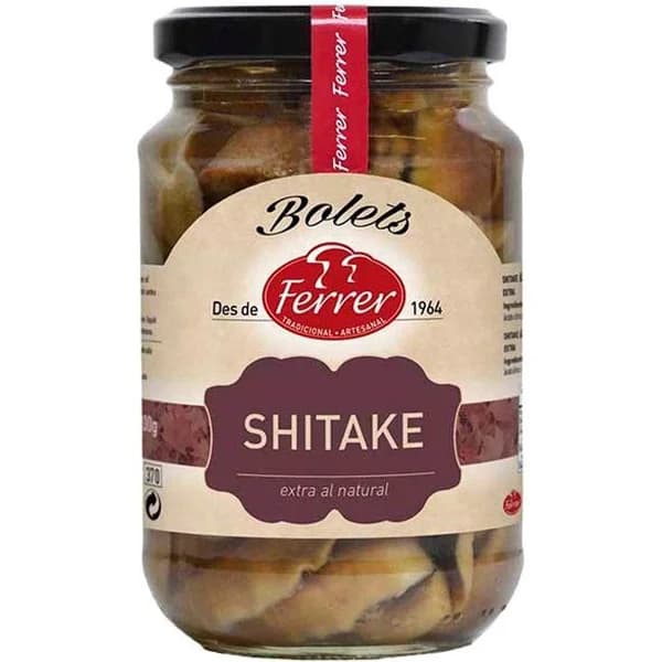 Shitake bolets FERRER, frasco 330 g - 0.33 kg - Imagen del producto en Findit
