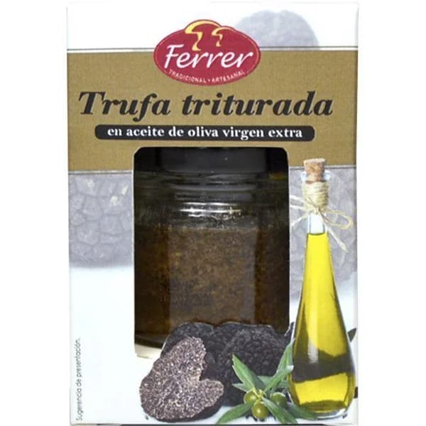 Trufa triturada en aceite de oliva virgen FERRER, caja 30 g - 0.03 kg - Imagen del producto en Findit