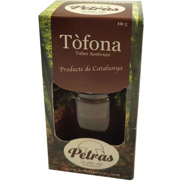 Trufa en conserva PETRAS, frasco 10 g - 0.01 kg - Imagen del producto en Findit