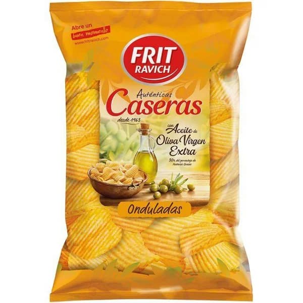 Patatas onduladas caseras FRIT RAVICH, bolsa 160 g - 0.16 kg - Imagen del producto en Findit