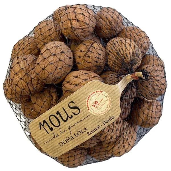 Nueces con cáscara FINCA DOÑA LOLA, malla 500g - 0.5 kg - Imagen del producto en Findit