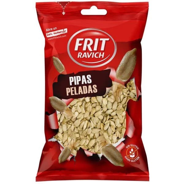 Pipas peladas FRIT RAVICH, bolsa 130 g - 0.13 kg - Imagen del producto en Findit