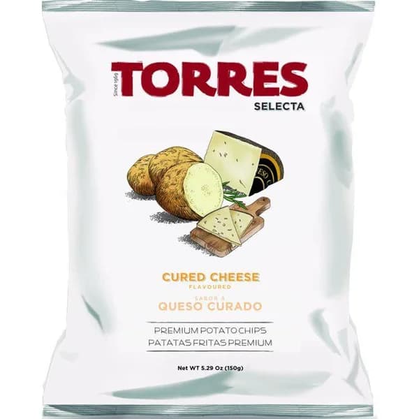 Patatas fritas sabor queso curado TORRES, bolsa 150 g - 0.15 kg - Imagen del producto en Findit