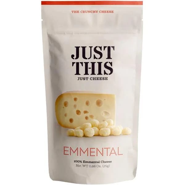Snack 100% queso emmental JUST THIS, 25 g - 0.03 kg - Imagen del producto en Findit