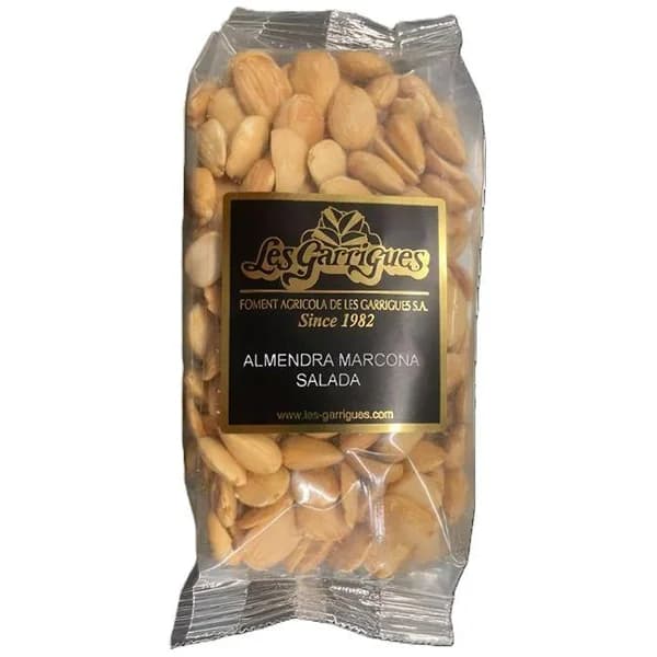 Almendra marcona salada LES GARRIGUES, bolsa 200 g - 1 ud - Imagen del producto en Findit