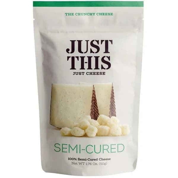 Snack 100% queso semicurado deshidratado JUST THIS, 50 g - 1 ud - Imagen del producto en Findit