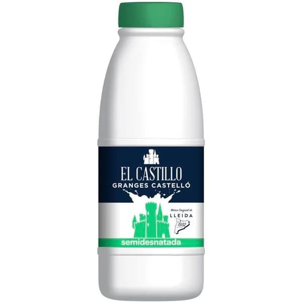Leche semidesnatadadesntada EL CASTILLO, botella 1,5 litros - 1.5 l - Imagen del producto en Findit