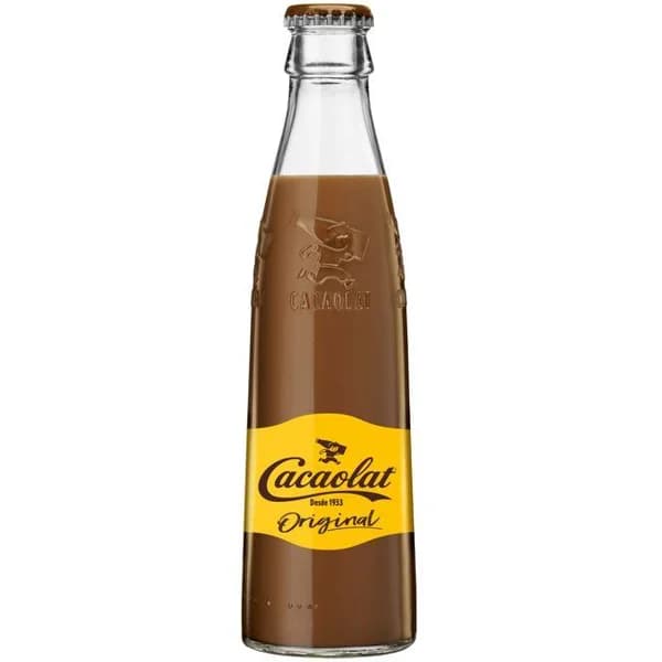 Batido de cacao CACAOLAT, botellín vidrio 200 ml - 0.2 l - Imagen del producto en Findit