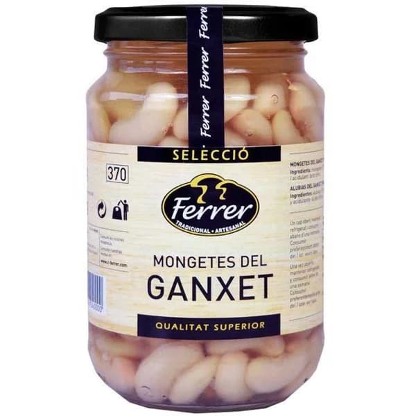 Mongetes del Ganxet FERRER, frasco 250 g - 0.25 kg - Imagen del producto en Findit