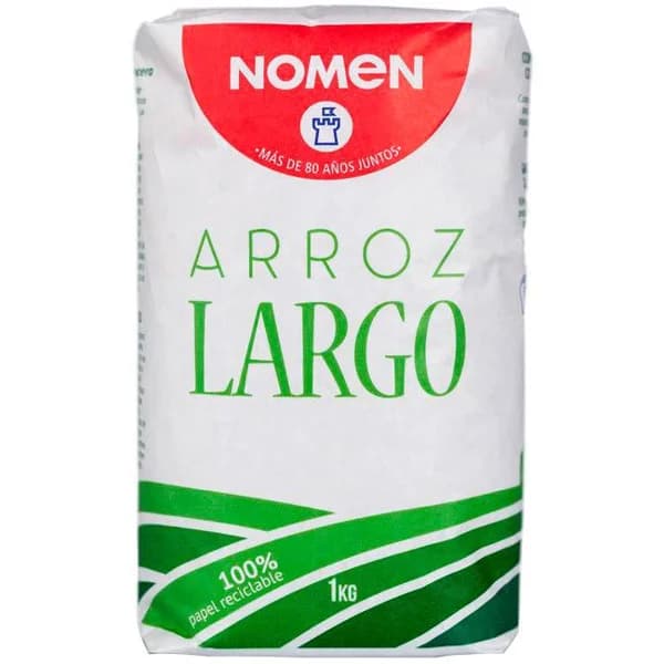 Arroz Largo NOMEN, paquete 1 kg - 1 kg - Imagen del producto en Findit