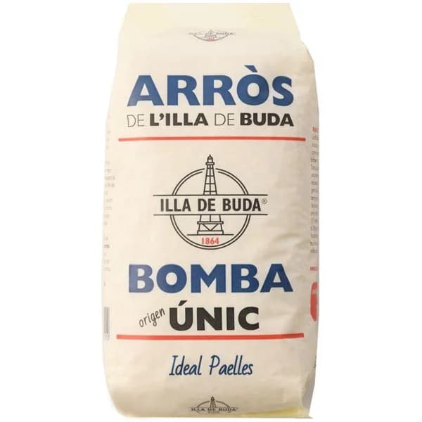 Arroz bomba extra ISLA de BUDA, paquete 1 kg - 1 kg - Imagen del producto en Findit