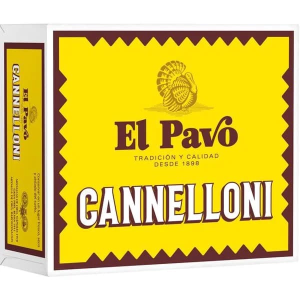 Canelones EL PAVO, 20 placas, caja 110 g - 0.11 kg - Imagen del producto en Findit